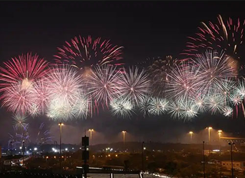 商南县焰火晚会